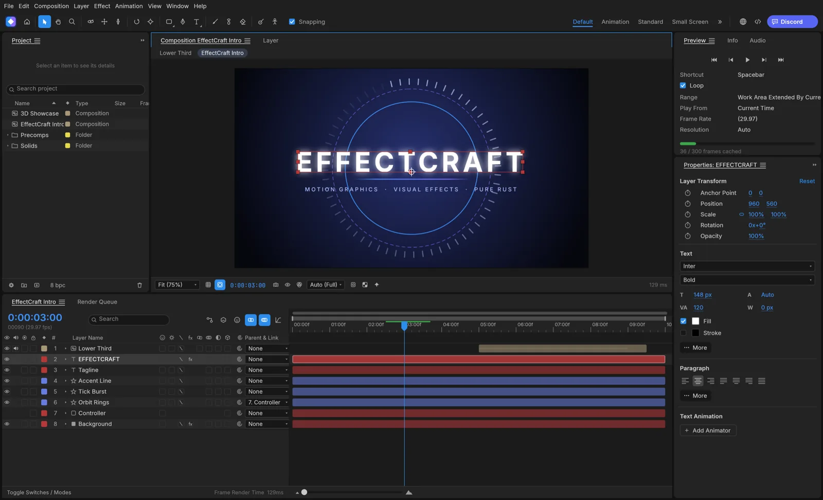 EffectCraft interface preview