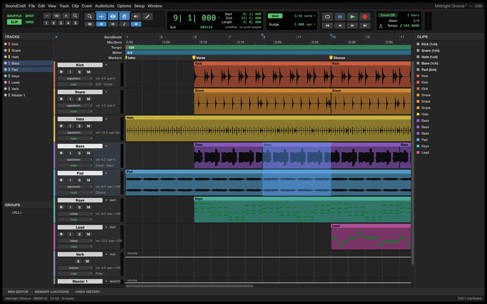 SoundCraft interface preview